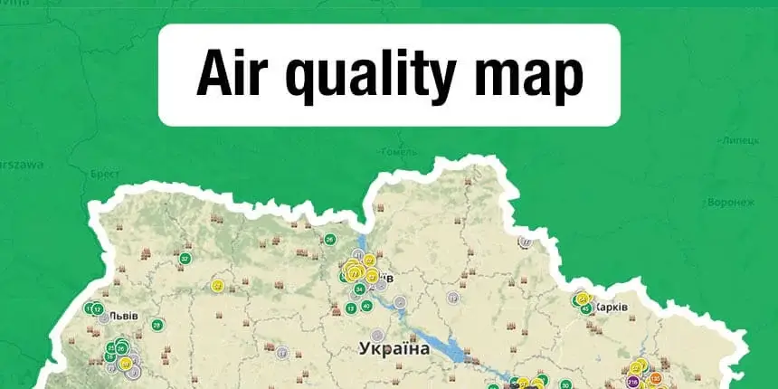 Mapa jakości powietrza